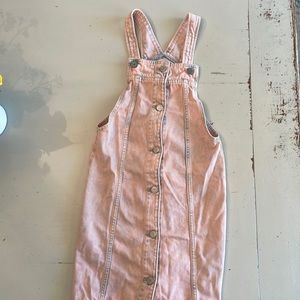 Gap kids denim jumper dress size L